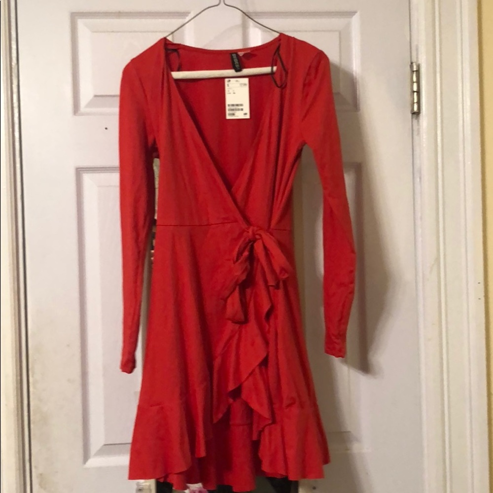 H&M red dress